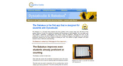 Desktop Screenshot of dyscalculiainfo.org